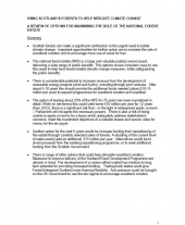 Using Scotland's Forests to Help Mitigate Climate Change